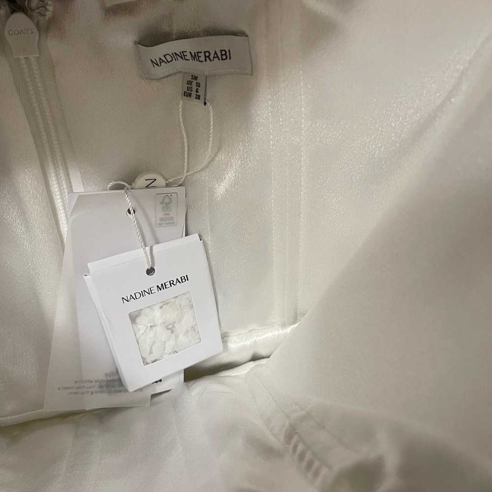 NADINE MERABI Strapless White Dress - Picture 3 of 6